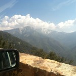 If you are going to be stuck for a little while at a road construction stop, why now have a view like this.